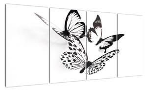 Obraz motýlů (160x80cm)