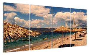 Obraz pláže (160x80cm)