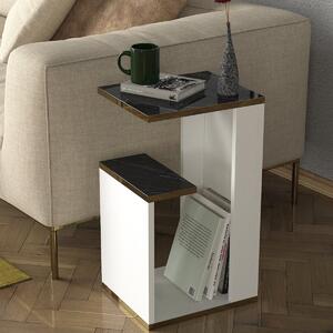 Kalune Design Odkládací stolek Ravenna bílý