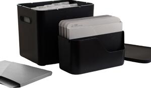 Rotho Sestava – Organizér na poštu + Archivační box - myPAPER černý