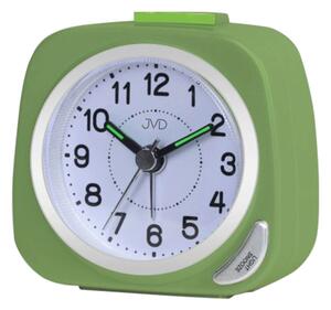 JVD Zelený tichý budík s plynulým chodem JVD SRP7202.3