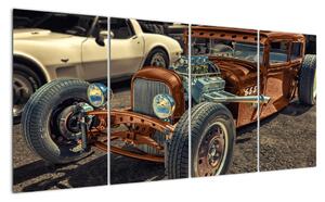 Obraz historického auta (160x80cm)