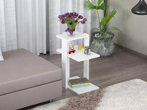 Kalune Design Odkládací stolek Teras bílý