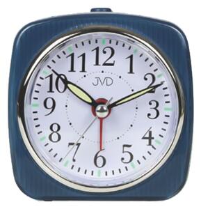 JVD Modrý tichý budík s plynulým chodem JVD SRP7503.3
