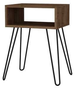 Kalune Design Odkládací stolek Tuana hnědý