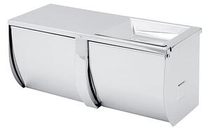 Nástěnný držák na toaletní papír dvojitý NIMCO UN 3055BD-26