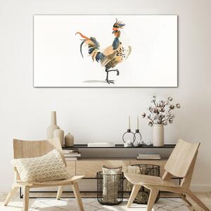 Obraz na skle Obraz na skle Kreslení zvířat pták kuře