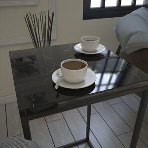 Kalune Design Vyvýšený odkládací stolek Pure černý