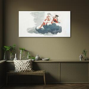 Obraz na skle Obraz na skle Kreslení starověkého apollo cloud