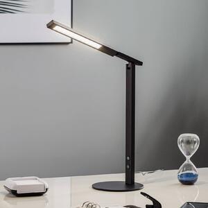 LED stolní lampa Ideal se stmívačem, černá