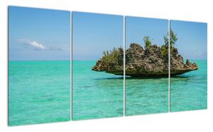 Obraz moře s ostrůvkem (160x80cm)
