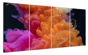Obraz barevného dýmu (160x80cm)