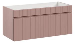 Comad Závěsná skříňka pod umyvadlo Iconic 100 cm růže