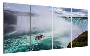 Obraz na zeď s vodopádem (160x80cm)