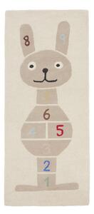 Ručně tkaný dětský hrací koberec s příměsí vlny 75x180 cm Rabbit Hopscotch – OYOY Mini