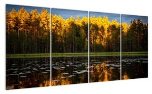 Obraz - podzimní krajina (160x80cm)