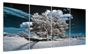 Strom v zimě, obraz na zeď (160x80cm)