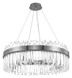 DANLUX Křišťálový lustr Crystal Ø 50cm Barva: Stříbrná
