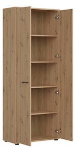 SPACE OFFICE regál REG2D/200/F20, dub artisan
