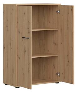 SPACE OFFICE regál REG2D/120/F12, dub artisan