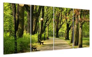 Cesta v parku - obraz (160x80cm)