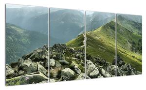 Hřeben hor - moderní obrazy (160x80cm)