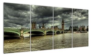 Londýnský Big Ben - obrazy (160x80cm)