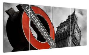 Londýnské metro - obraz (160x80cm)
