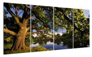 Obrázek stromu - moderní obrazy (160x80cm)