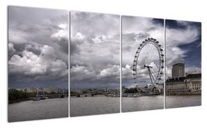 Londýnské oko (London eye) - obraz (160x80cm)