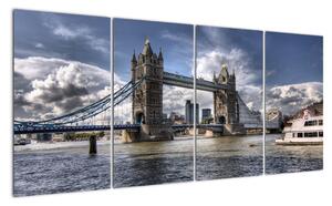 Tower Bridge - moderní obrazy (160x80cm)