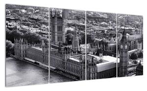 Britský parlament - obraz (160x80cm)