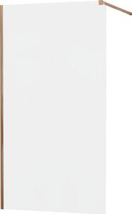 MEXEN - KIOTO Sprchová zástěna WALK-IN 90x200 cm 8 mm, růžové zlato, matné sklo 800-090-101-60-30