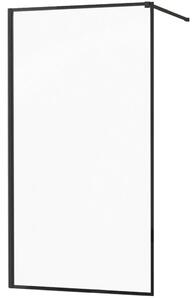 MEXEN - KIOTO Sprchová zástěna WALK-IN 60x200 cm 8 mm, černá, černý profil 800-060-101-70-70