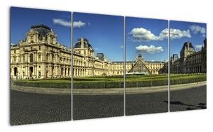 Muzeum Louvre - obraz (160x80cm)