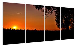 Obraz západu slunce (160x80cm)