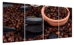 Kávová zrna - obraz (160x80cm)