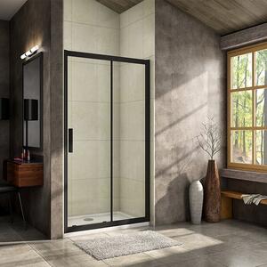 Luxusní posuvné sprchové dveře ALTO BLACK 96- 100x195cm L/P se Soft close zavíráním