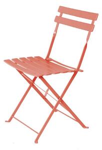 Zahradní židle Sira, Oranžová 41 x 46 x 80 cm (2 kusů)