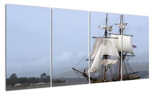 Loď - obraz (160x80cm)