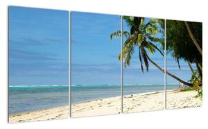 Fotka pláže - obraz (160x80cm)