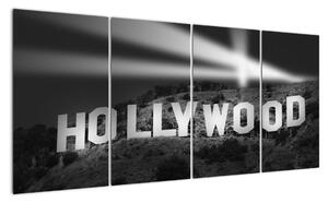 Nápis Hollywood - obraz (160x80cm)