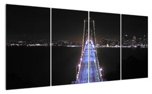 Noční most - obraz (160x80cm)