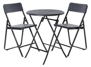 Stůl se 2 židlemi Logic 60 x 60 x 74 cm