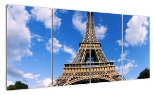 Eiffelova věž - moderní obraz (160x80cm)
