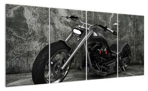 Obrázek motorky - moderní obraz (160x80cm)