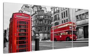 Londýnská ulice - obraz (160x80cm)