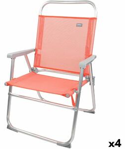 Polstrovaná Skládací židle Aktive Flamingo 48 x 88 x 50 cm (4 kusů)