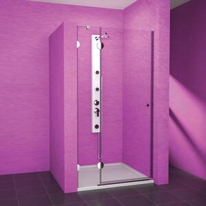 Otevíravé sprchové dveře PSDKR 1/90 L S-WO V332090L52T41003 90x187 cm / výplň Transparent - Water Off | Teiko
