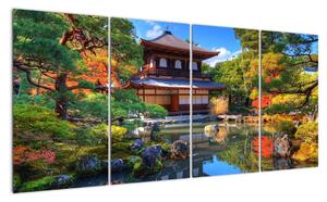 Japonská zahrada - obraz (160x80cm)